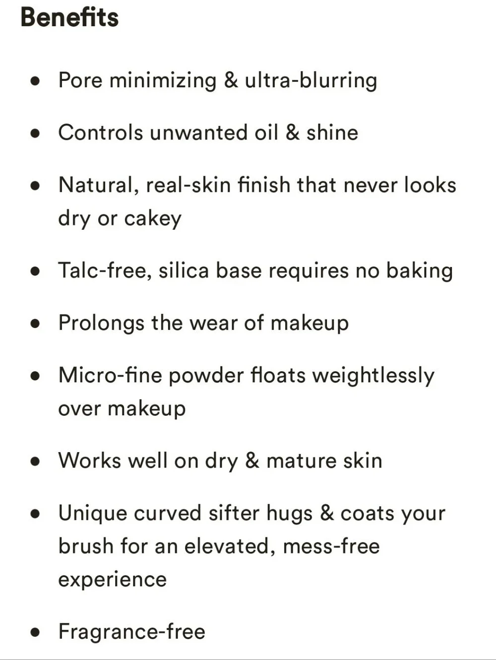 POLITE SOCIETY TRANSLUCENT SETTING POWDER.